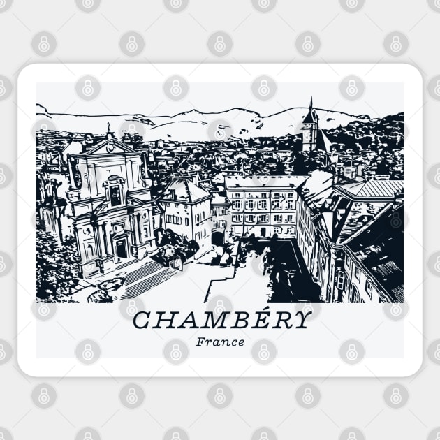 Chambéry - France Sticker by Lakeric